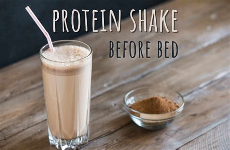 Is it bad to have a protein shake before bed, or does it secretly turn you into a nocturnal bodybuilder?